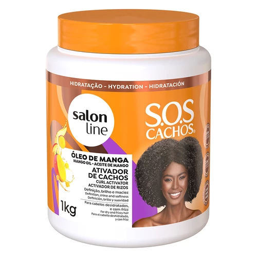 Salon Line Sos Cachos Óleo Manga Ativador Cachos