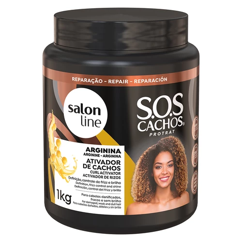 Salon Line Sos Cachos Arginina Ativador De Cachos