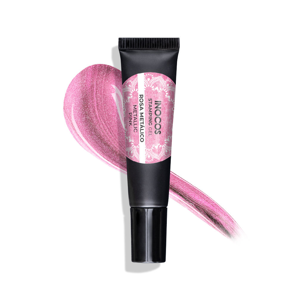 Stamping Gel INOCOS Rosa Metálico