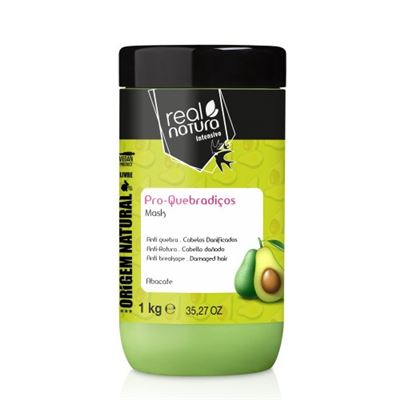 Máscara para Cabelo Real Natura | Pro-Quebradiços | 1Kg