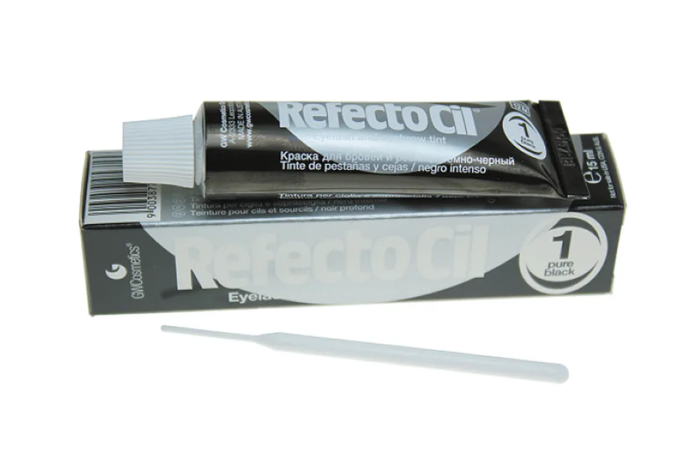 Coloração Sobrancelhas Refectocil Nº 1 Preto Intenso 15 ml