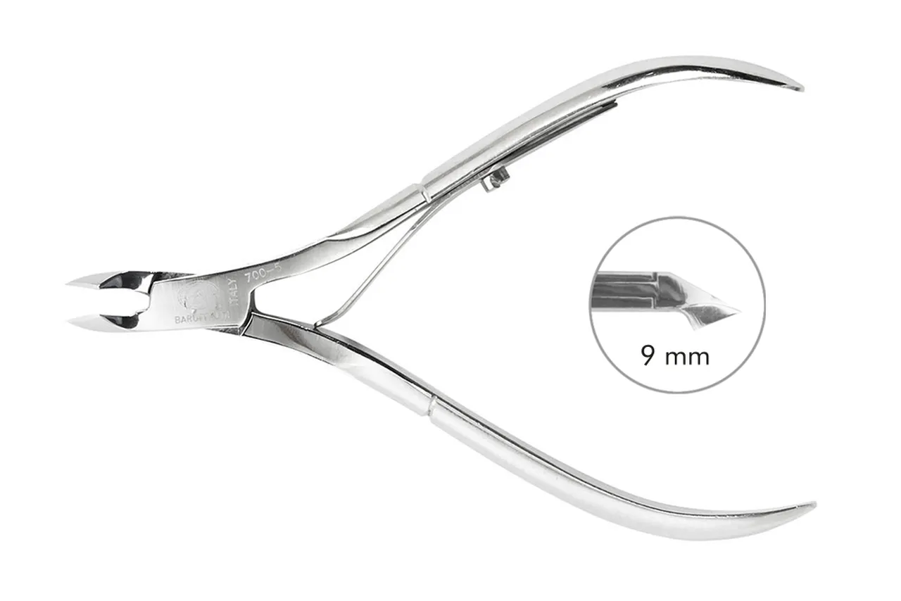 Alicate Cutículas Baruffaldi Aço 10 cm - 9 mm