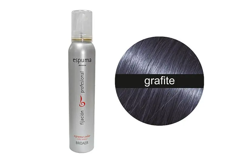 Espuma Broaer de Cor Grafite 200ml