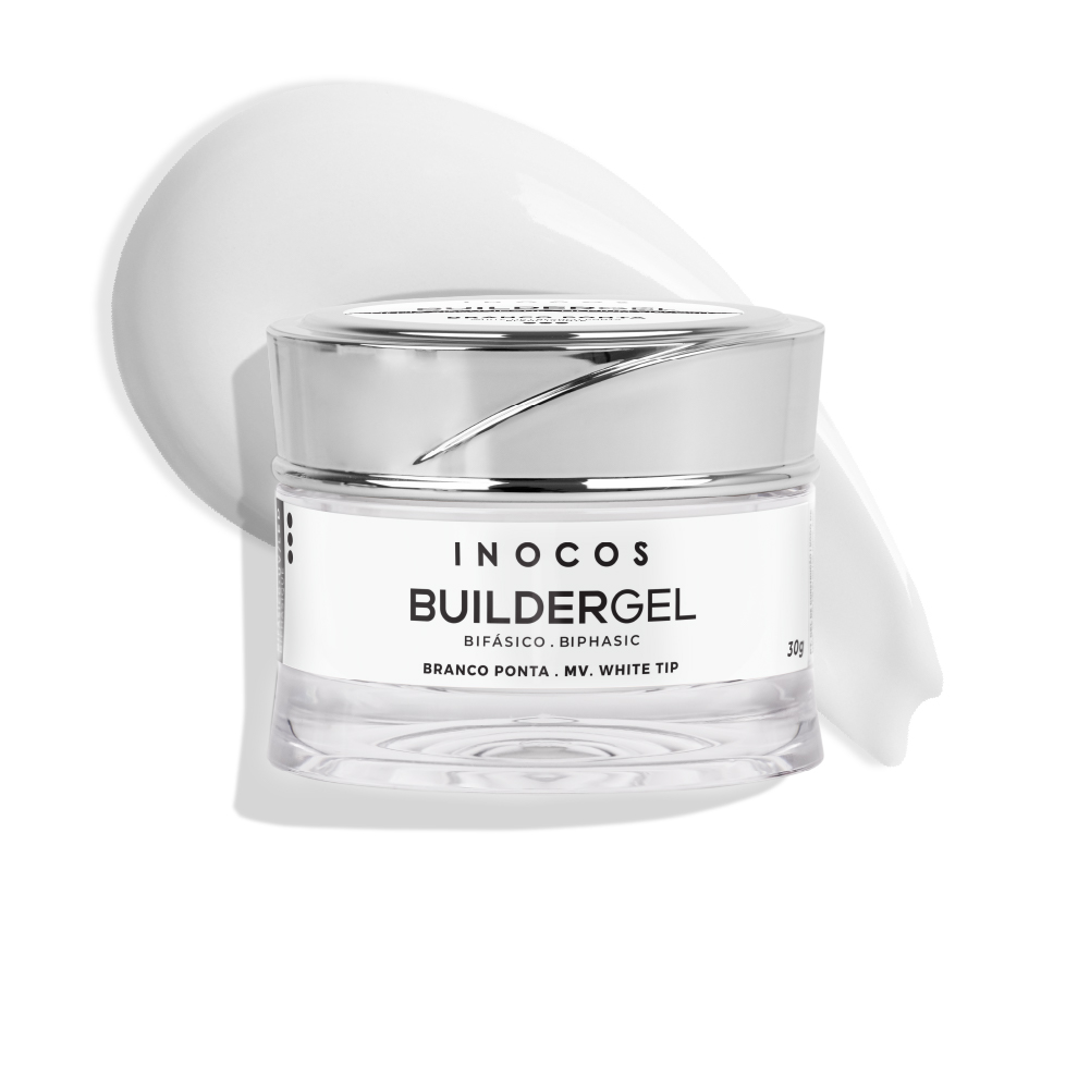 Builder Gel INOCOS Branco Ponta de Média Viscosidade 30g