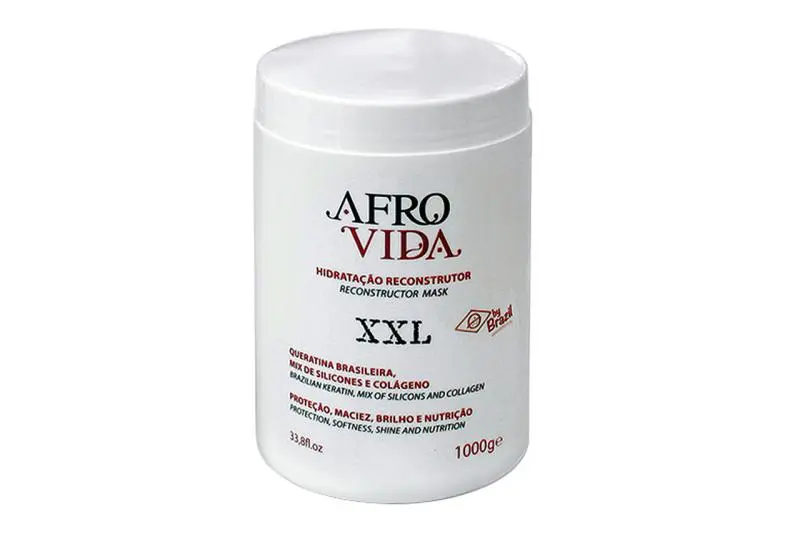 Máscara Hidratação Capilar Afrovida XXL Reconstrutor 1000ml