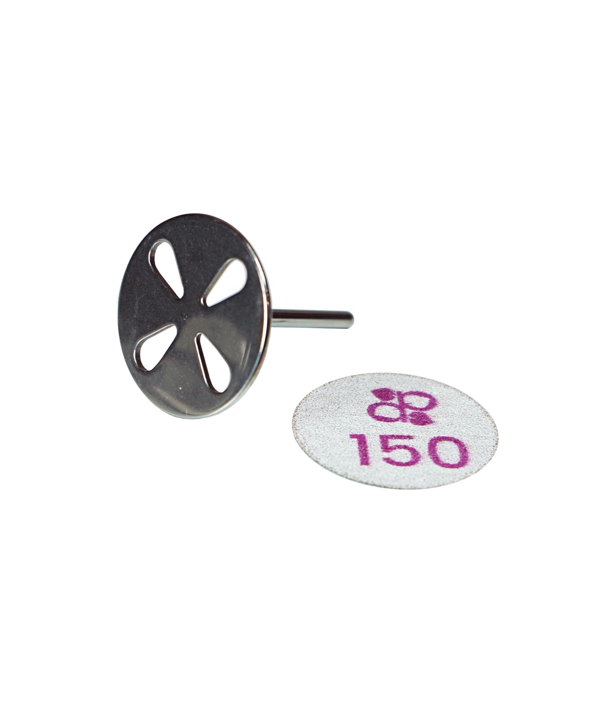 BASE METÁLICA 25MM DE DISCOS ADESIVOS CIRCULARES PARA PEDICURE