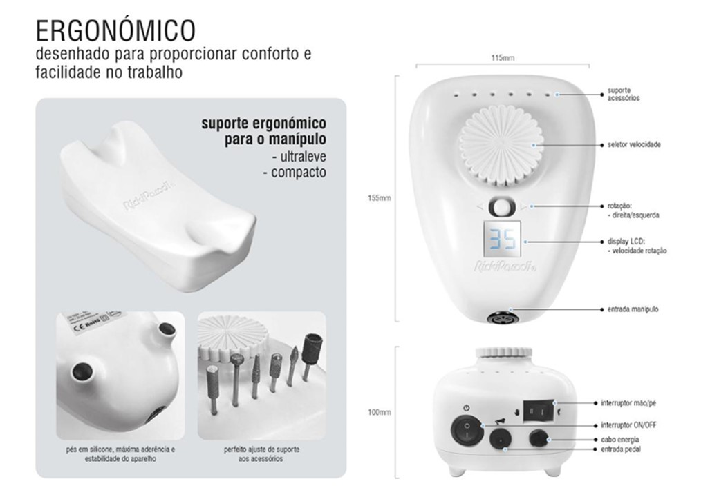 Set Manicure RickiParodi DigitalPro Plus