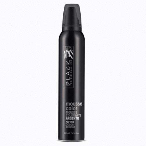 Black Espuma Cor Prata 200ml