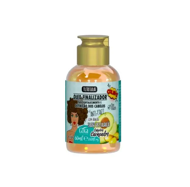 Gota Dourada Óleo Finalizador Fortalecimento Cacheados 60ml