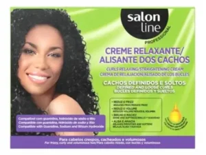 Salon Line Creme Relax Cachos Defenidos e Soltos Coco e Avelã 200g