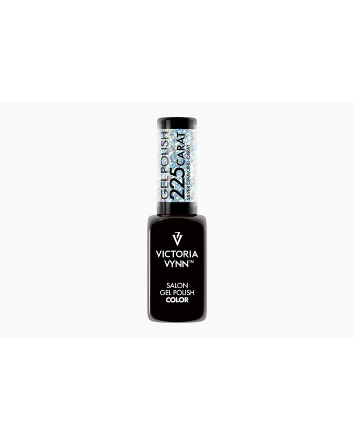 VICTORIA VYNN GEL POLISH 225 CARAT SILVER DIAMOND 8ML