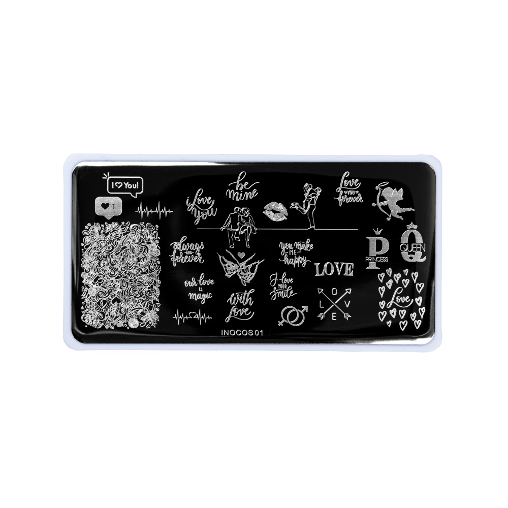 Placa de Carimbos INOCOS 01 Love