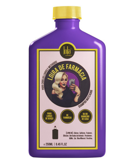 LOIRA DE FARMÁCIA - SHAMPOO MATIZADOR 250ML