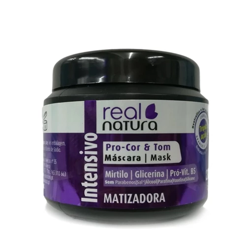Real Natura Máscara Pro-Cor E Tom Matizante