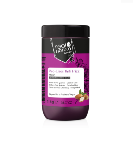 MÁSCARA SEM SAL PRO-LISOS ANTI FRIZZ ARGAN 1KG (LIBERADO)