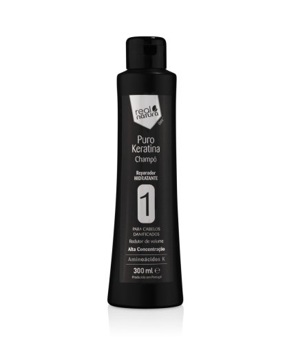 CHAMPÔ SEM SAL PURO KERATINA 300ML