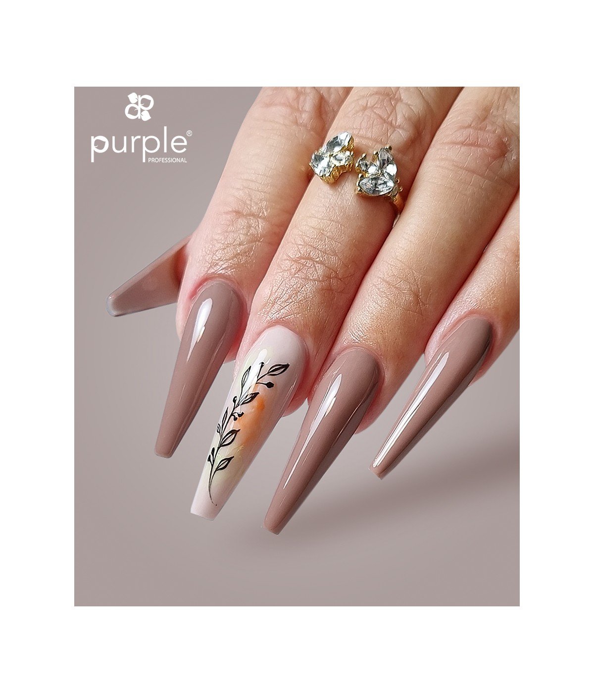 VERNIZ GEL PURPLE FAMOUS TOWER-P2204