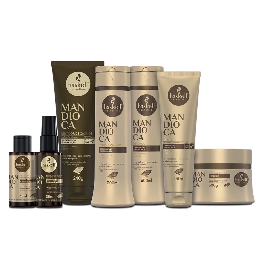 Mandioca Leave In 150g Modelador Cachos 4 em 1