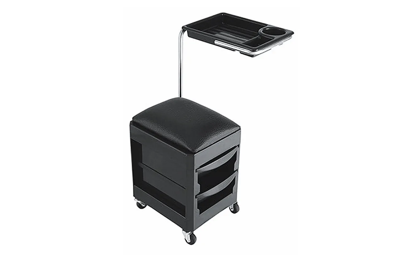 Banco Manicure RickiParodi com Taça Preto