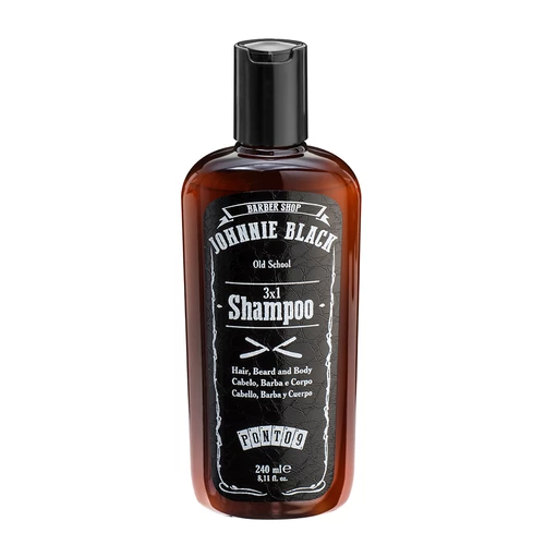 Johnnie Black Shampoo 3 Em 1 Para Cabelo/Barba/Corpo
