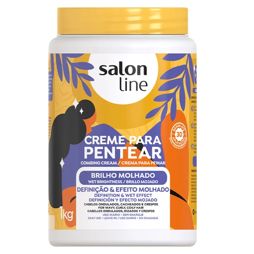 Salon Line Creme De Pentear Brilho Molhado