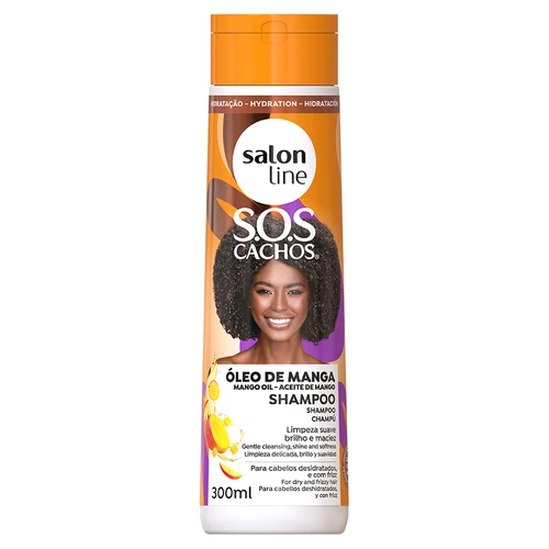 Salon Line Sos Cachos Óleo De Manga Shampoo Hidratante