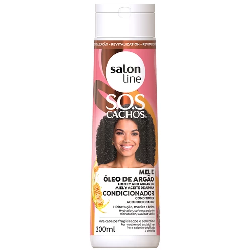 Salon Line Sos Cachos Mel E Óleo De Argan Condicionador