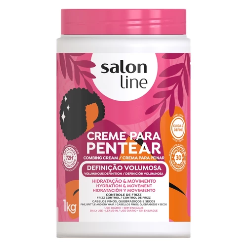Salon Line Creme Pentear Definição Volumosa