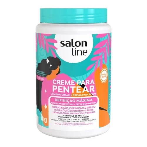 Salon Line Creme Para Pentear Definição Máxima
