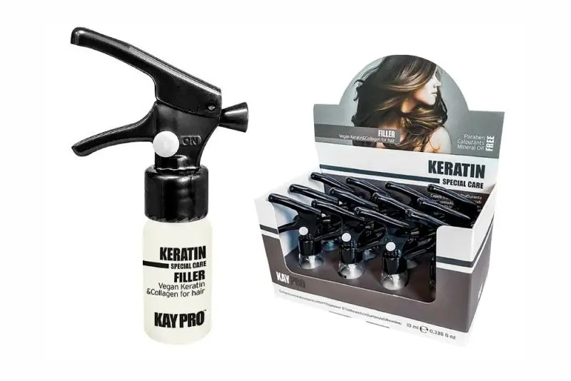 Fluído Reestruturante Kay Pro Keratin Cabelos Danificados 12 x 10ml