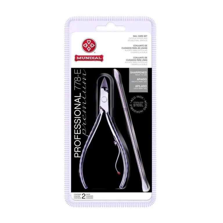 778-E - ALICATE CUTICULAS C/ESPATULA DUPLA