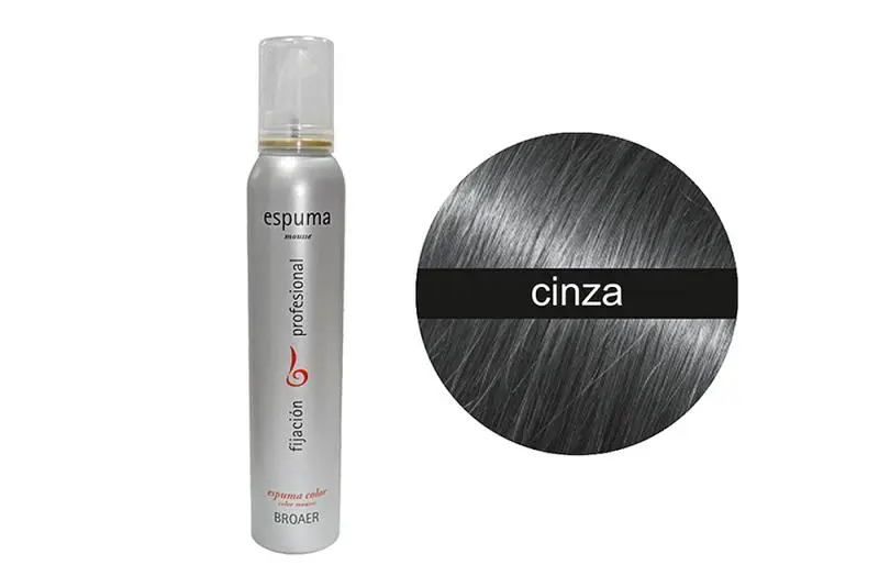 Espuma Broaer de Cor Cinza 200ml