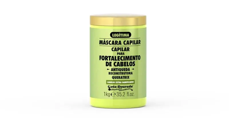 Gota Dourada Máscara Fortalecimento Antiqueda Queratrix 1kg