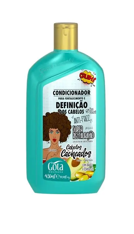 Gota Dourada Condicionador Cabelos Cacheados 430ml