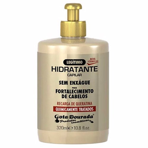 Gota Dourada Fortalecimento Recarga de Queratina 320ml
