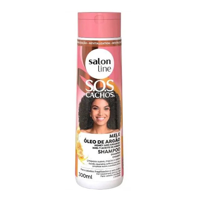 Salon Line Sos Shampoo Mel Cachos Intensos 300ml