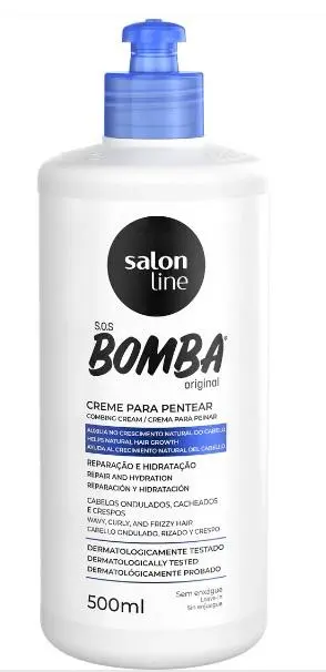Salon Line Creme de Pentear SOS Bomba Original 500ml