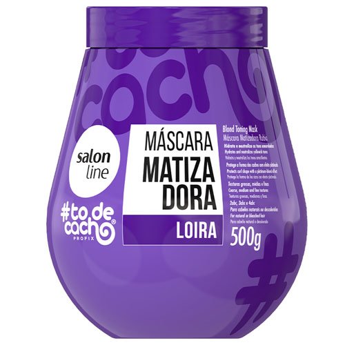 Salon Line Todecacho Máscara Matizadora Loira 500ml