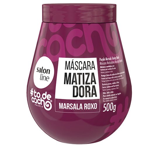Salon Line Todecacho Máscara Matizadora Massala Roxo 500Gr