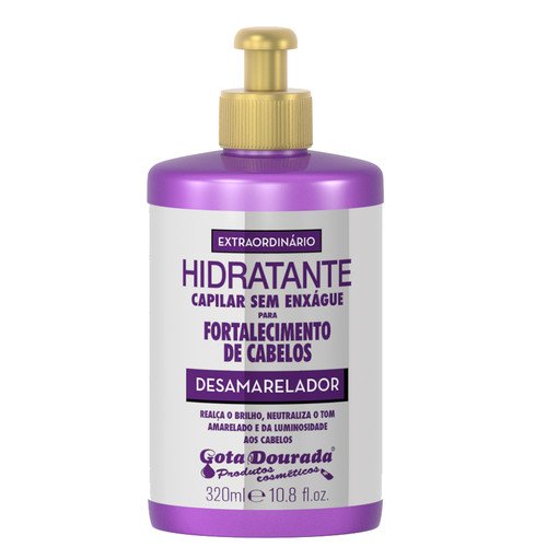 Gota Dourada Creme de Pentear Desamarelador 320ml