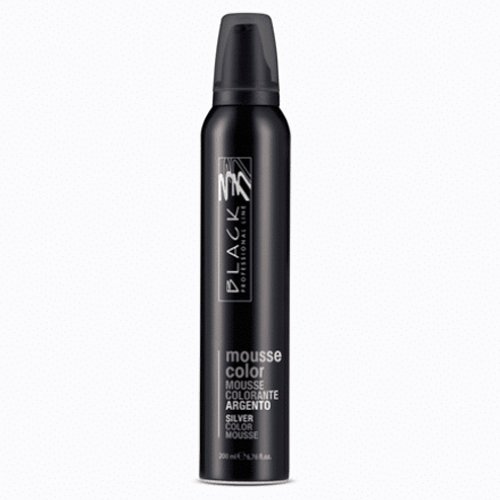 Black Espuma Cor Prata 200ml