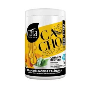 Gota Dourada Meu Cacho Perfeito Creme Pentear Ora-Pro-Nobis & Calêndula