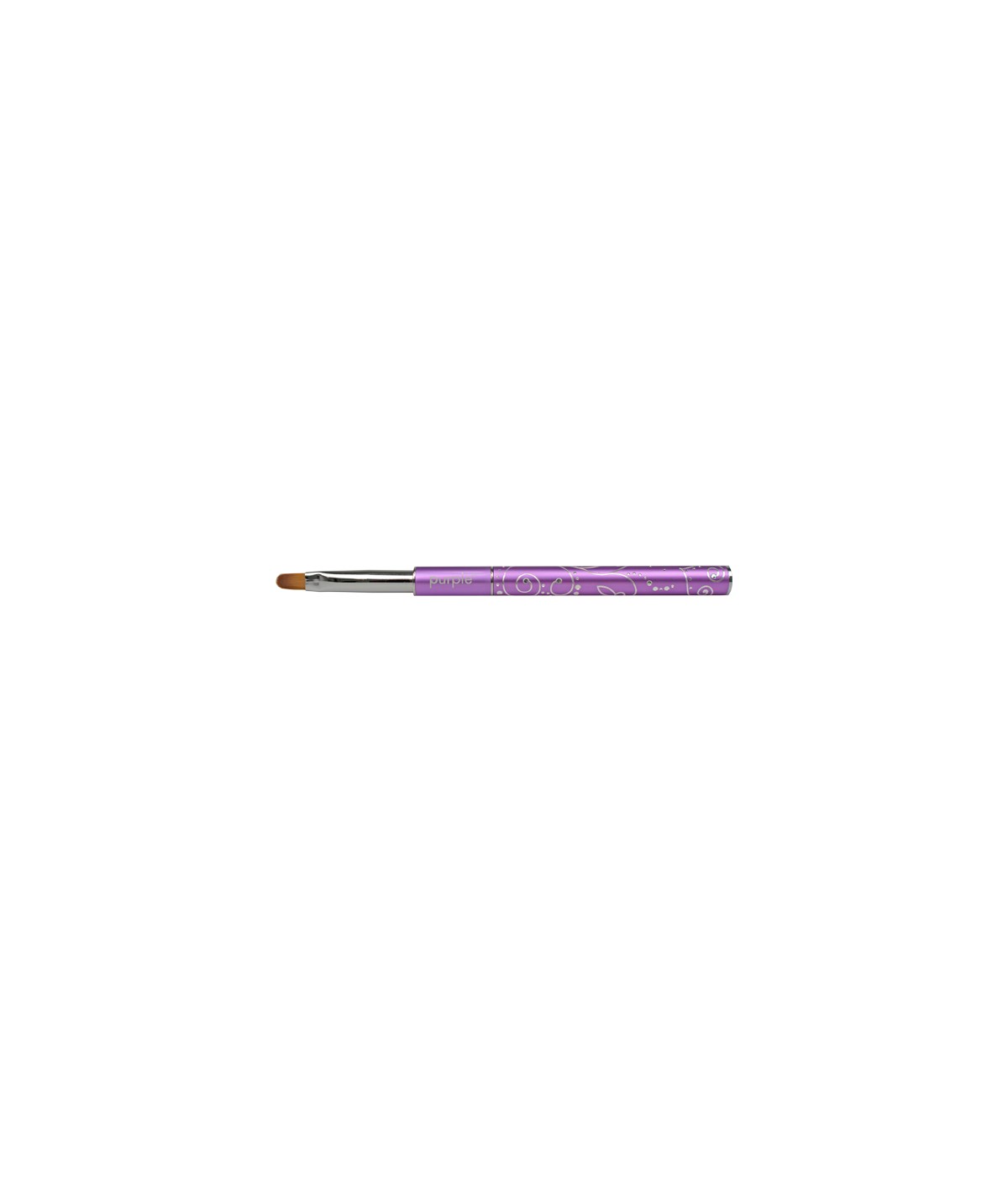 Pincel Nylon Oval para Gel/ Acrygel #8