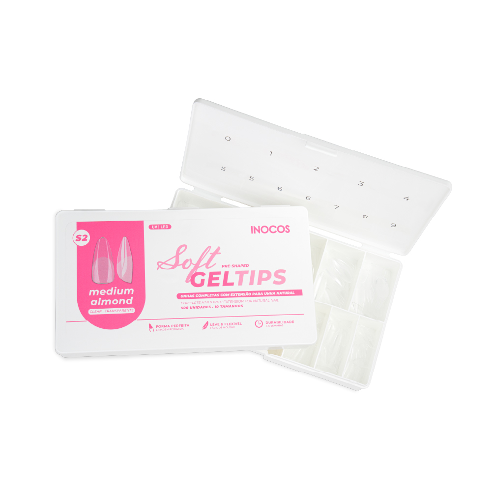 Soft Gel Tips INOCOS Medium Almond S2