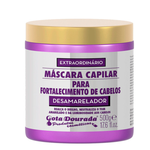 Gota Dourada Máscara Desamarelador 500g