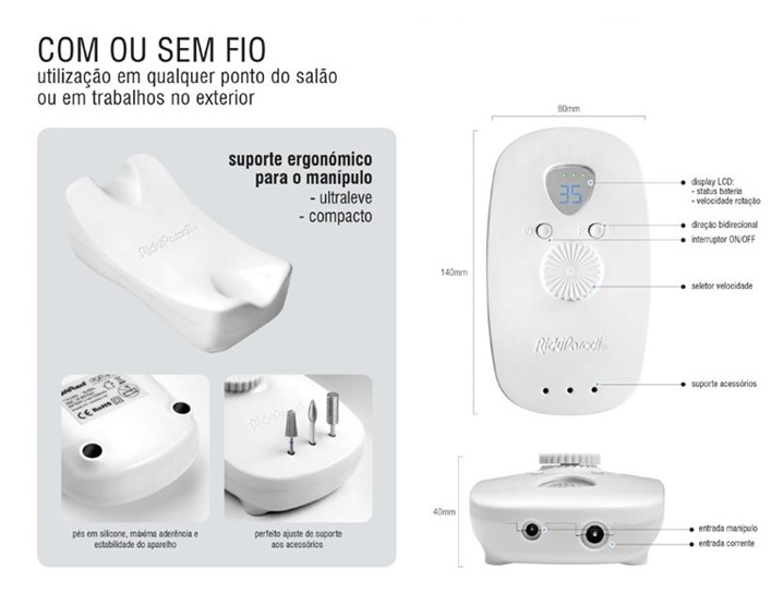 Set Manicure RickiParodi DigitalPro Mini Ultra