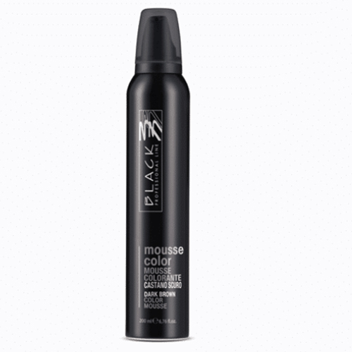 Black Espuma Cor Castanho Escuro 200ml