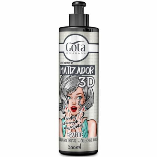 Gota Dourada Matizador 3D Grafite 300ml