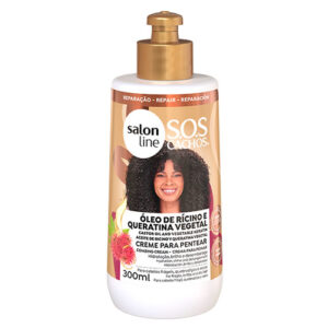 Salon Line Ricino e Queratina Creme de Pentear 300ml