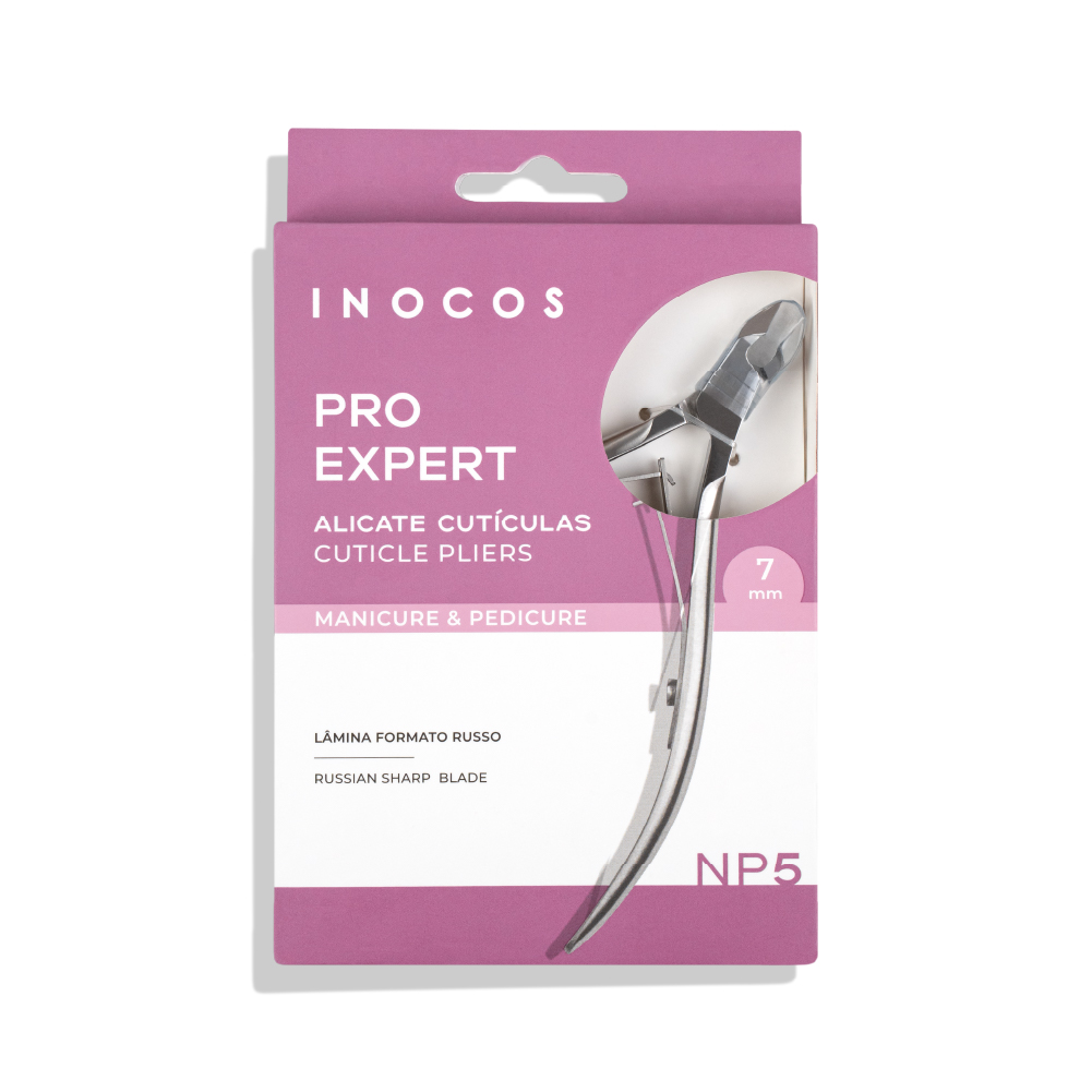 Alicate Cutículas INOCOS Manicure & Pedicure Pro Expert 7mm NP5